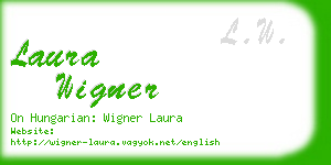laura wigner business card